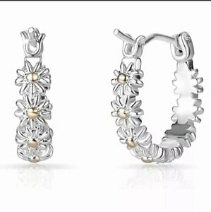 Two Tone Hoop Earring